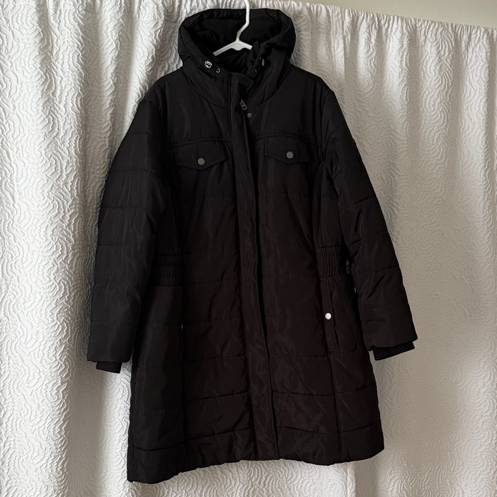 Lucky Brand Women's Black Puffer Coat